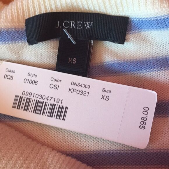 J. Crew sweater NWT sz Xs - Picture 5 of 5
